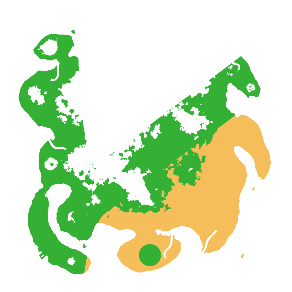 Biome Rust Map: Procedural Map, Size: 3500, Seed: 861345