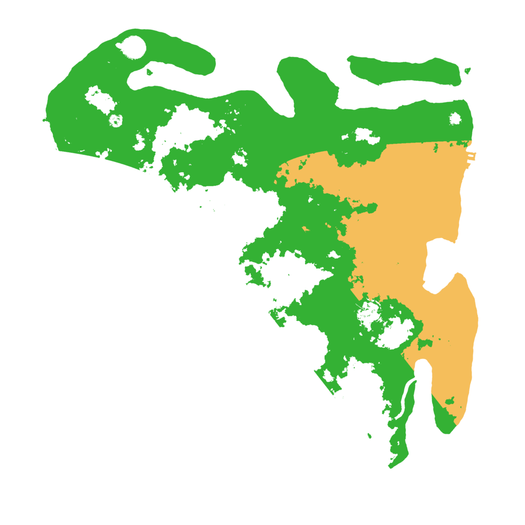 Biome Rust Map: Procedural Map, Size: 4000, Seed: 1244545556