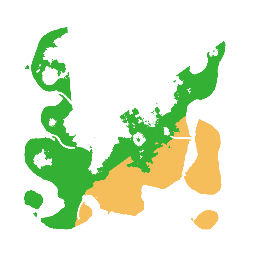 Biome Rust Map: Procedural Map, Size: 3000, Seed: 653863