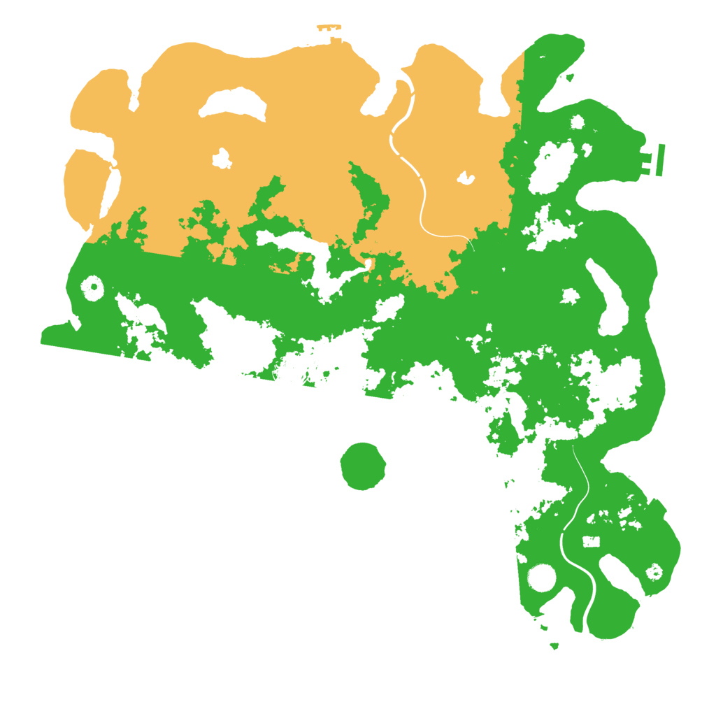 Biome Rust Map: Procedural Map, Size: 4500, Seed: 59321475