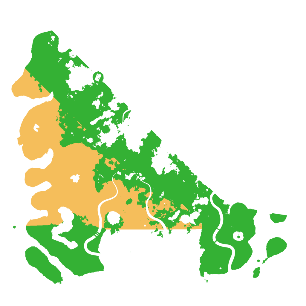 Biome Rust Map: Procedural Map, Size: 4500, Seed: 58278