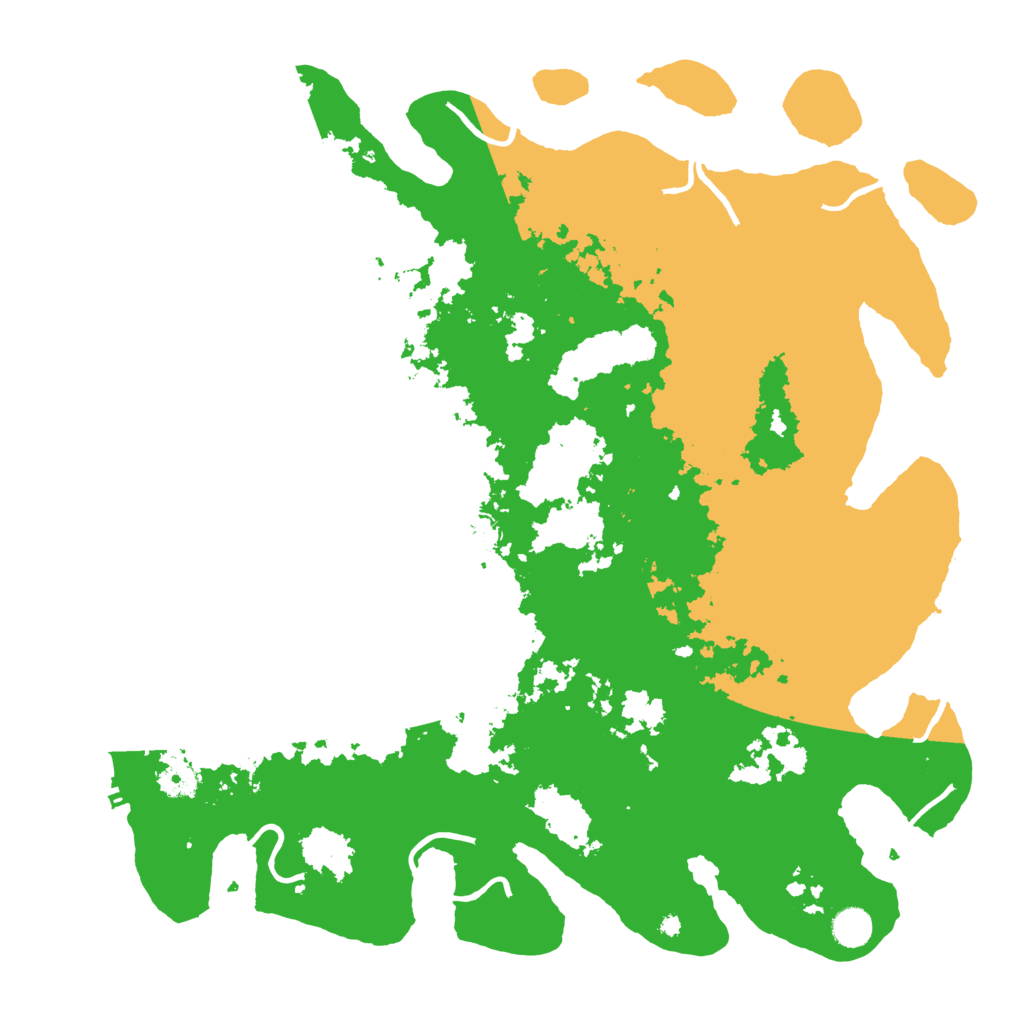 Biome Rust Map: Procedural Map, Size: 4500, Seed: 6600