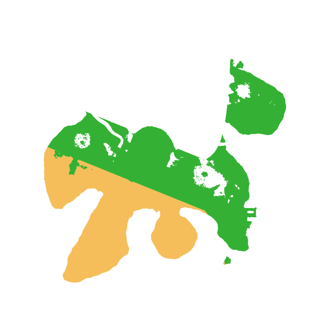 Biome Rust Map: Procedural Map, Size: 2000, Seed: 897009941