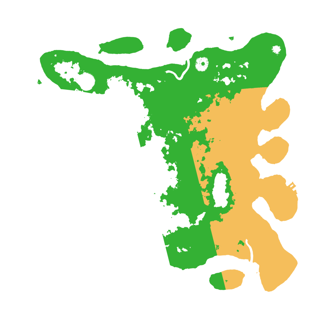 Biome Rust Map: Procedural Map, Size: 3500, Seed: 234575