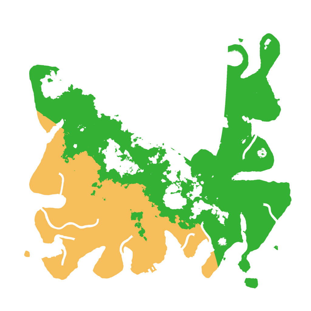 Biome Rust Map: Procedural Map, Size: 3500, Seed: 376333696