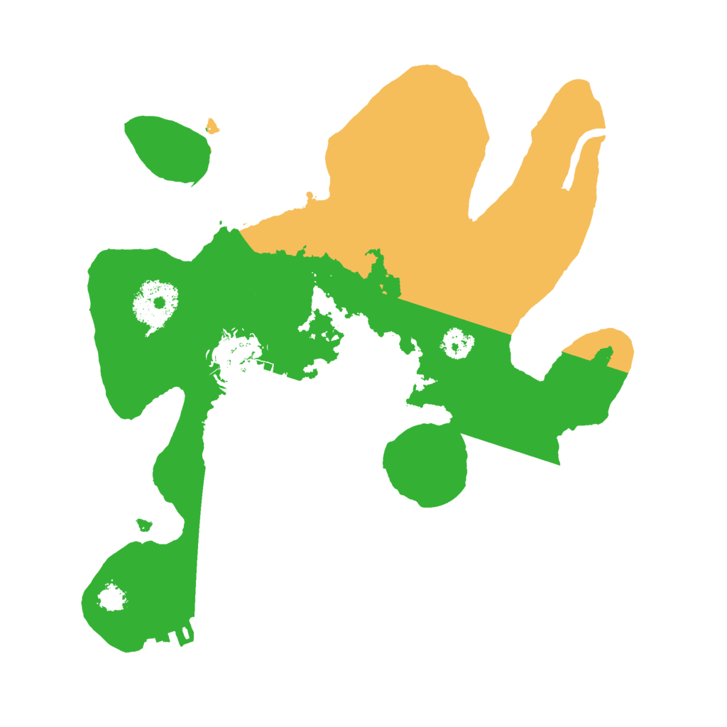 Biome Rust Map: Procedural Map, Size: 2450, Seed: 2109852978