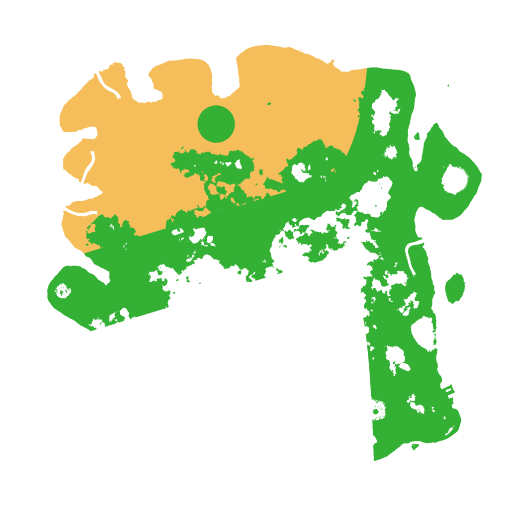 Biome Rust Map: Procedural Map, Size: 3611, Seed: 993459