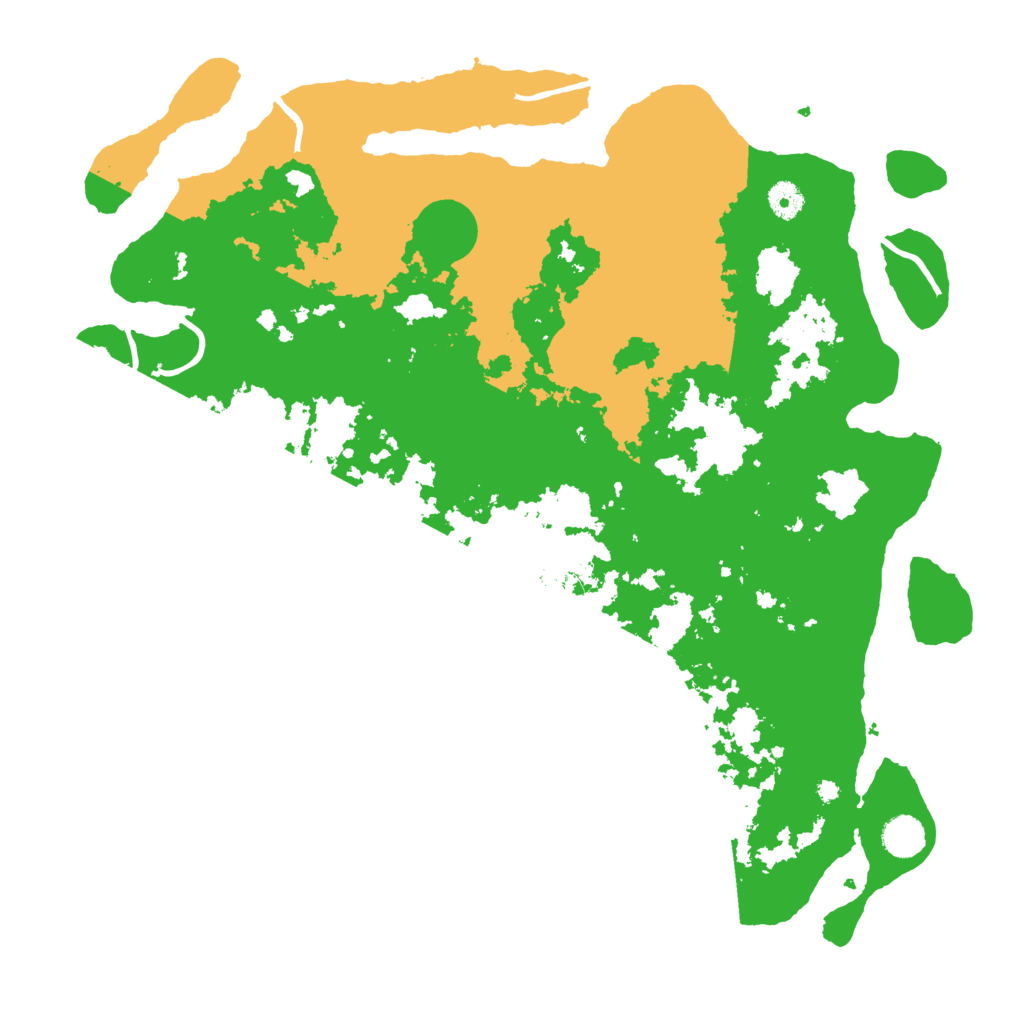 Biome Rust Map: Procedural Map, Size: 4300, Seed: 13850