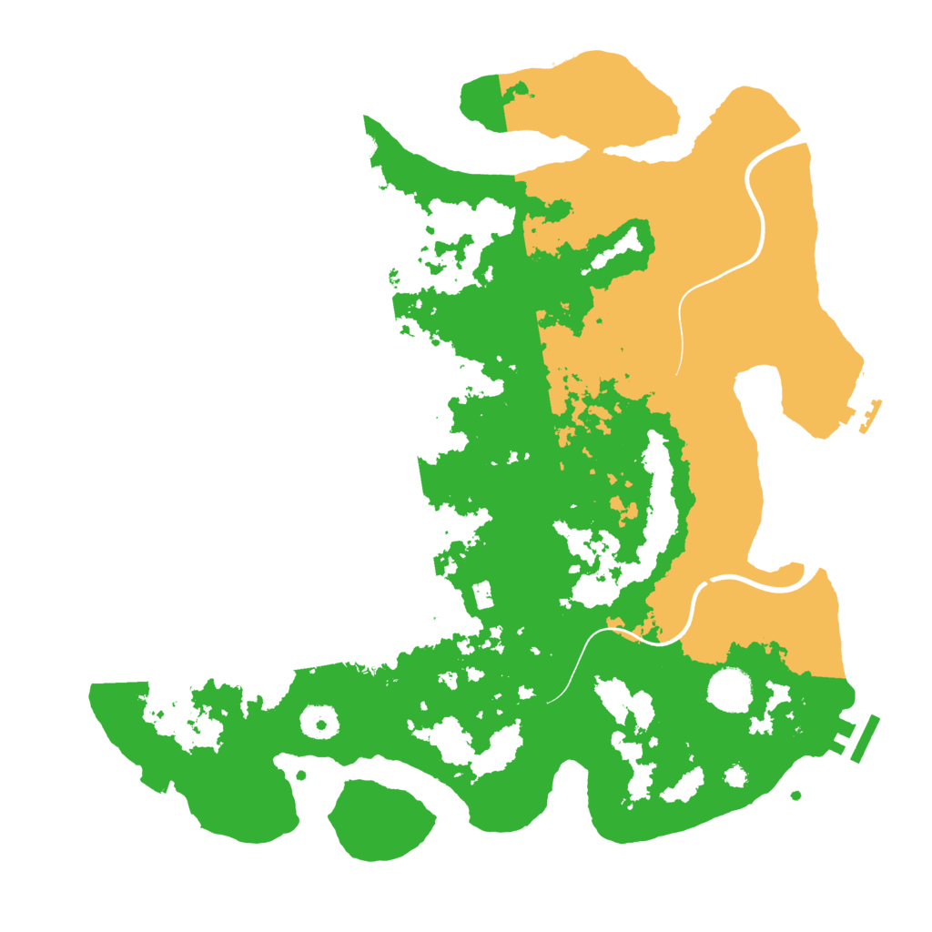 Biome Rust Map: Procedural Map, Size: 3750, Seed: 454595042