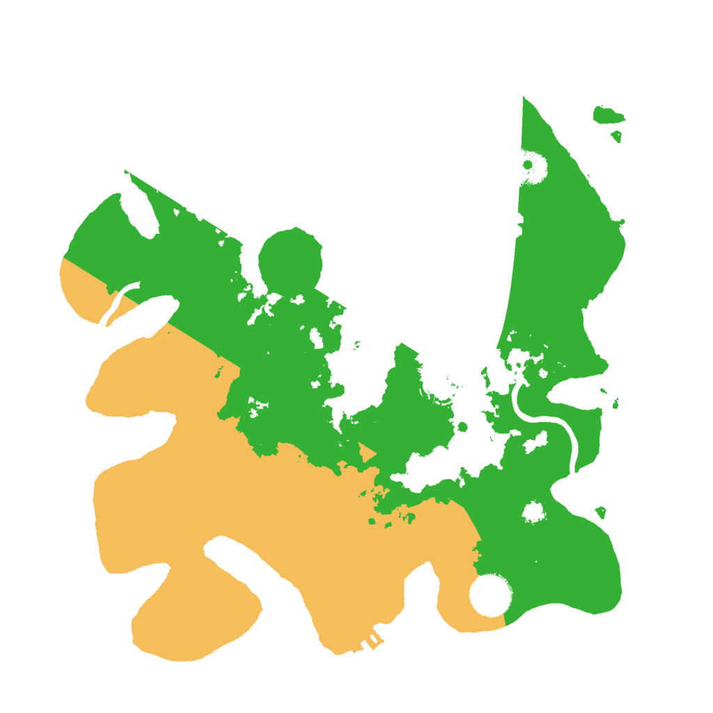 Biome Rust Map: Procedural Map, Size: 3000, Seed: 6980085