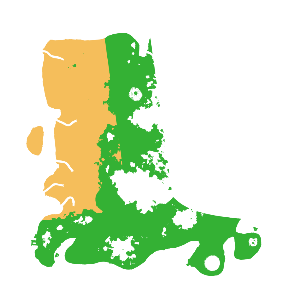 Biome Rust Map: Procedural Map, Size: 3500, Seed: 400666440