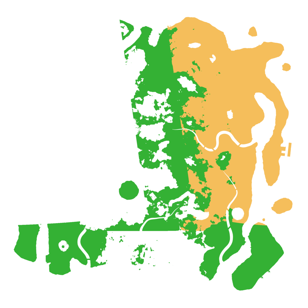 Biome Rust Map: Procedural Map, Size: 4500, Seed: 1820647127
