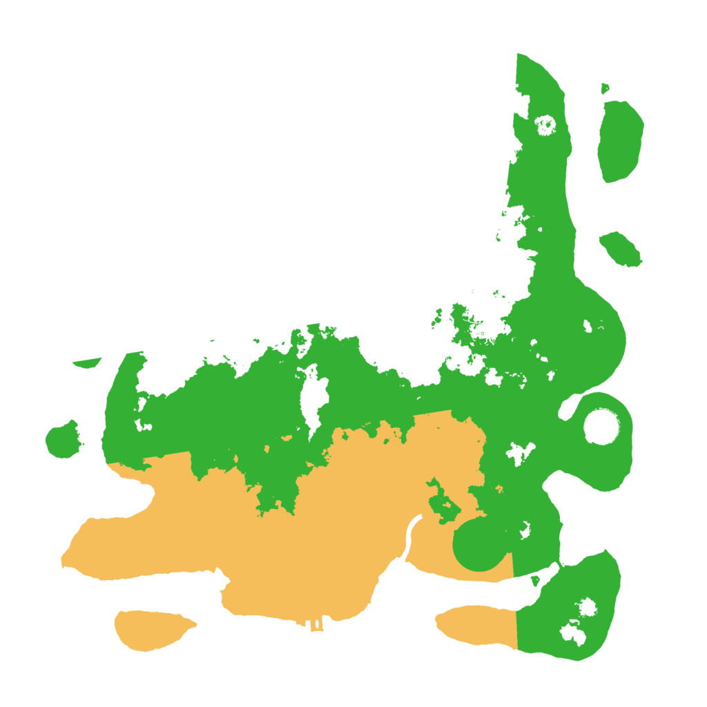 Biome Rust Map: Procedural Map, Size: 3500, Seed: 1603322680