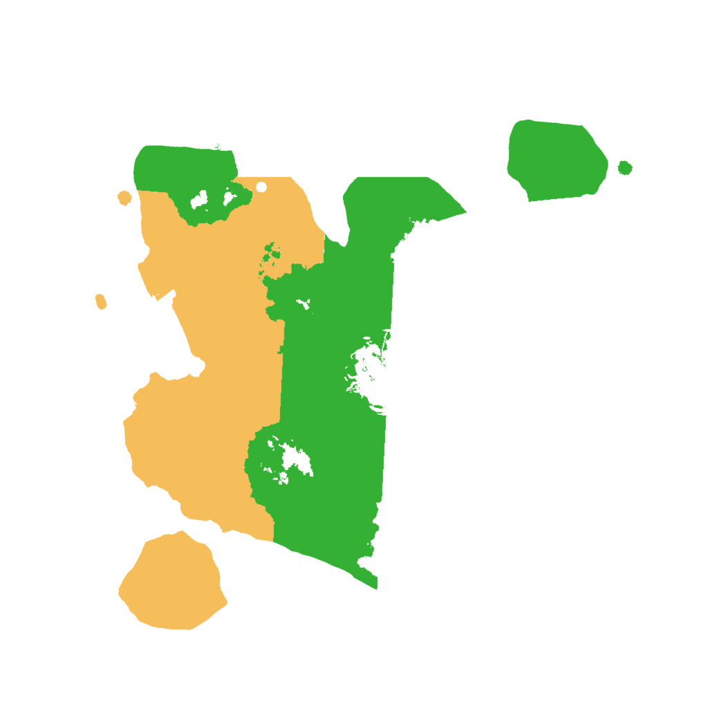 Biome Rust Map: Procedural Map, Size: 2000, Seed: 723