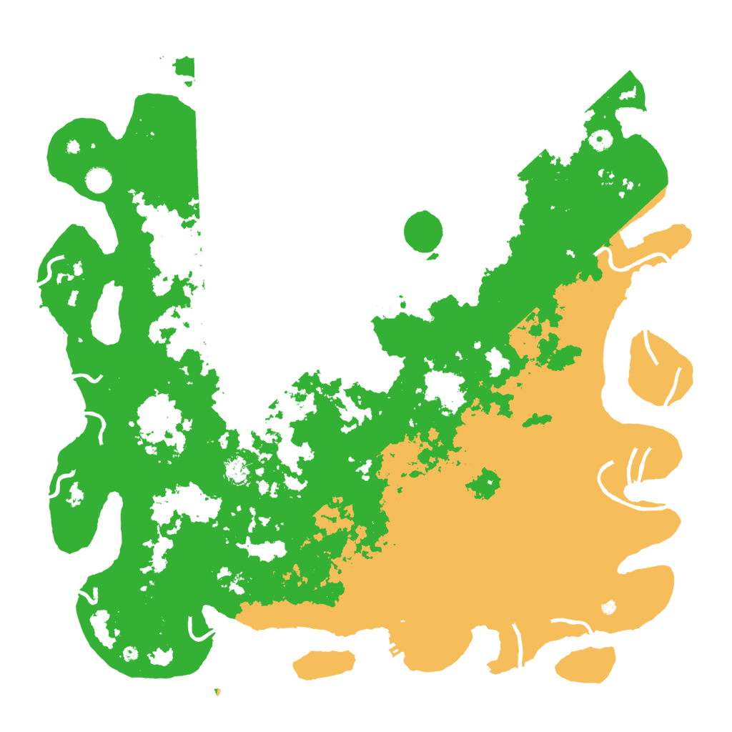 Biome Rust Map: Procedural Map, Size: 5000, Seed: 2821