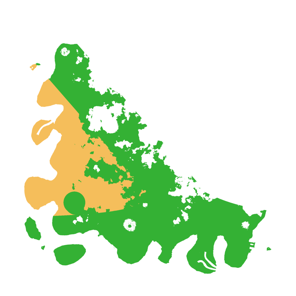 Biome Rust Map: Procedural Map, Size: 3600, Seed: 133244394