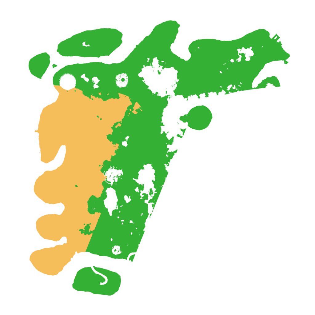 Biome Rust Map: Procedural Map, Size: 3500, Seed: 8484