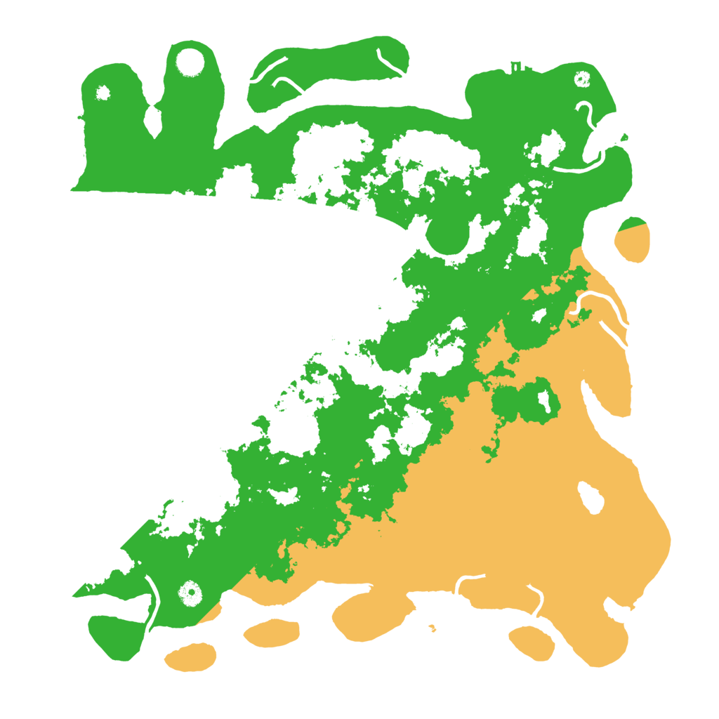 Biome Rust Map: Procedural Map, Size: 4500, Seed: 1942014231