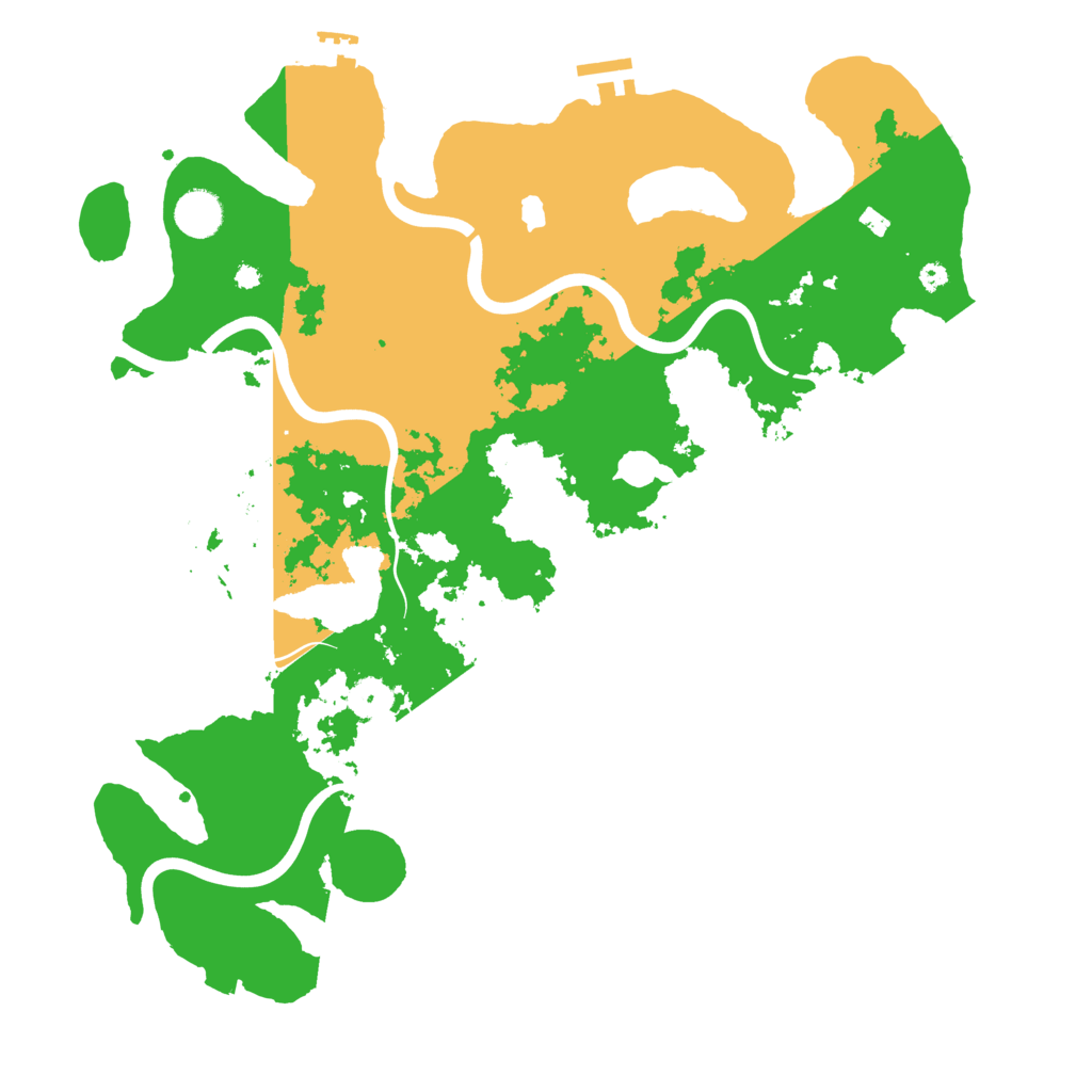 Biome Rust Map: Procedural Map, Size: 4000, Seed: 1831531310