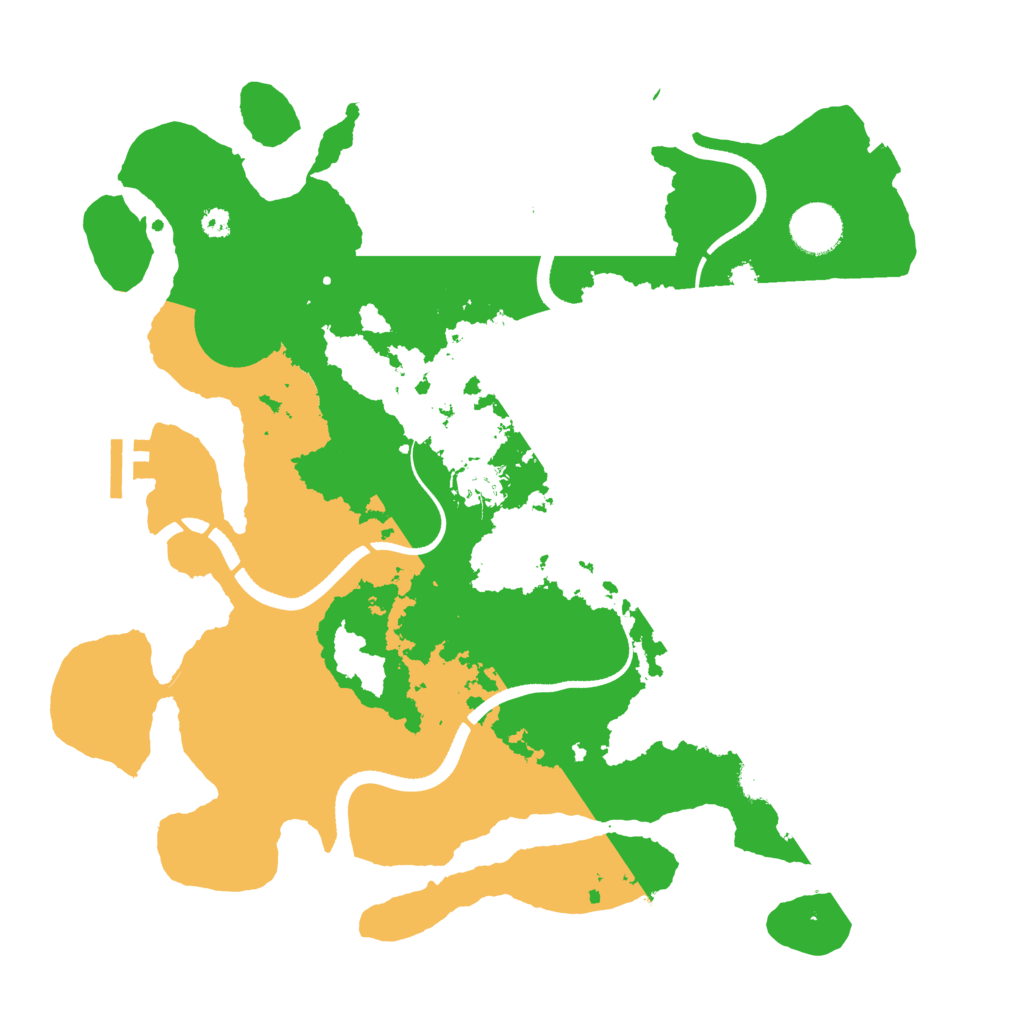 Biome Rust Map: Procedural Map, Size: 3500, Seed: 1732463484