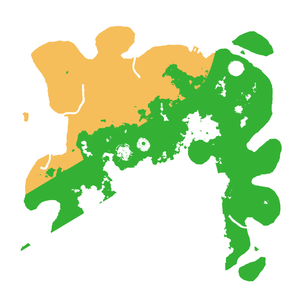Biome Rust Map: Procedural Map, Size: 3500, Seed: 1619605831