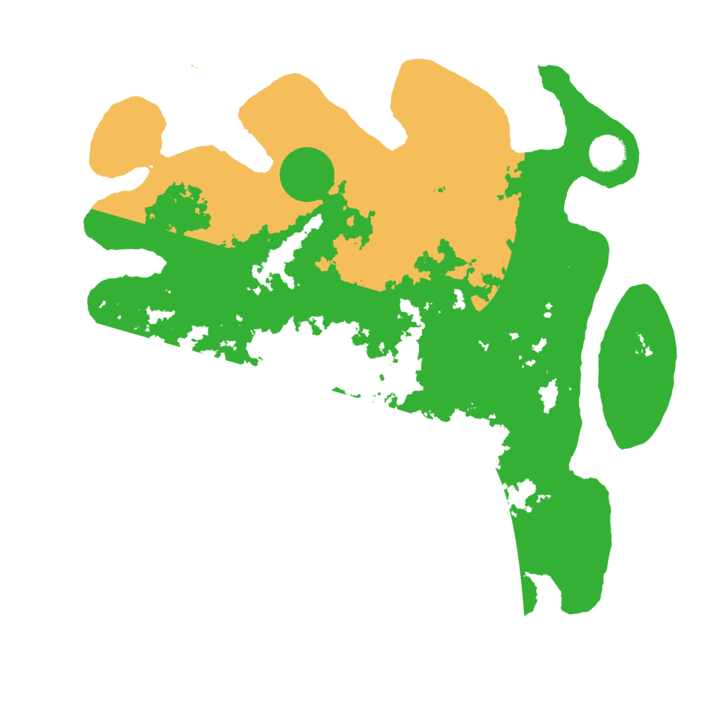 Biome Rust Map: Barren, Size: 3500, Seed: 361207240