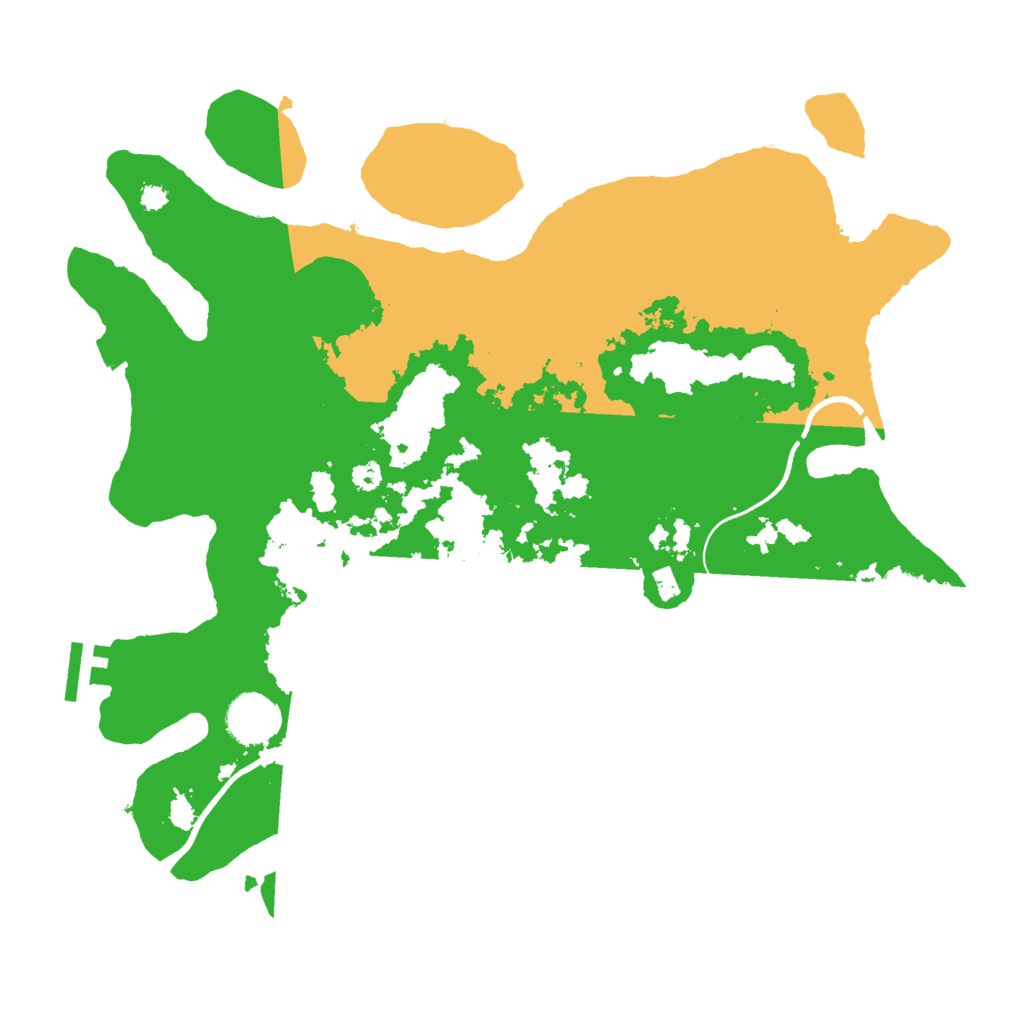 Biome Rust Map: Procedural Map, Size: 3500, Seed: 1883077221