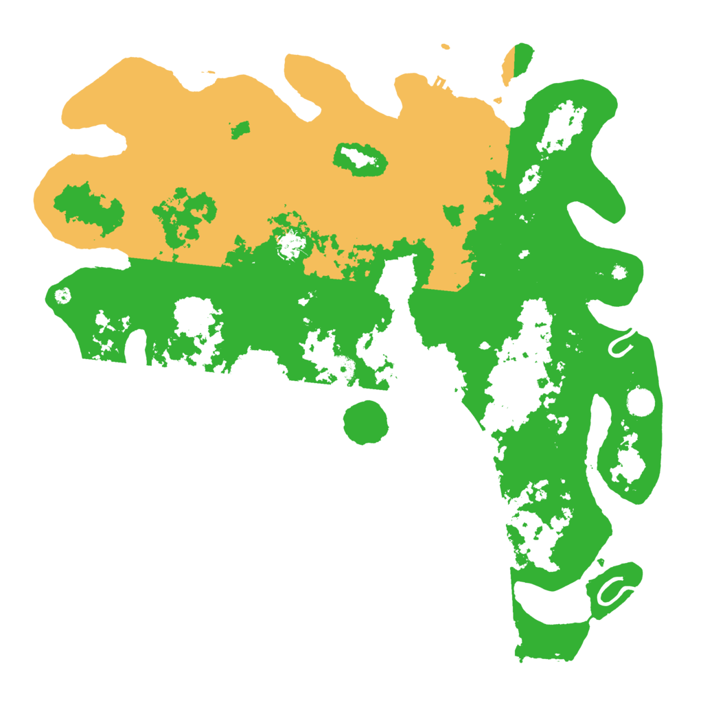 Biome Rust Map: Procedural Map, Size: 4500, Seed: 1240620490