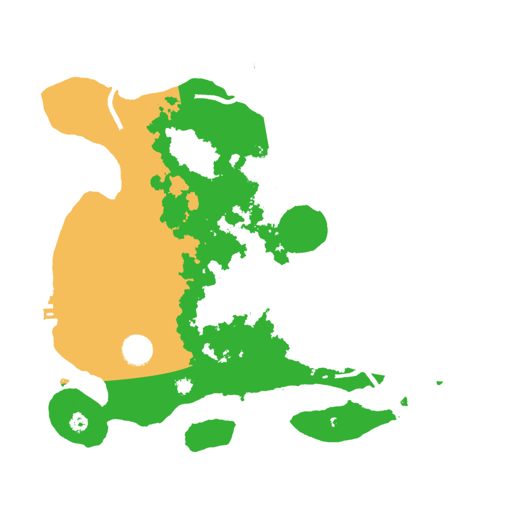 Biome Rust Map: Procedural Map, Size: 3000, Seed: 77951