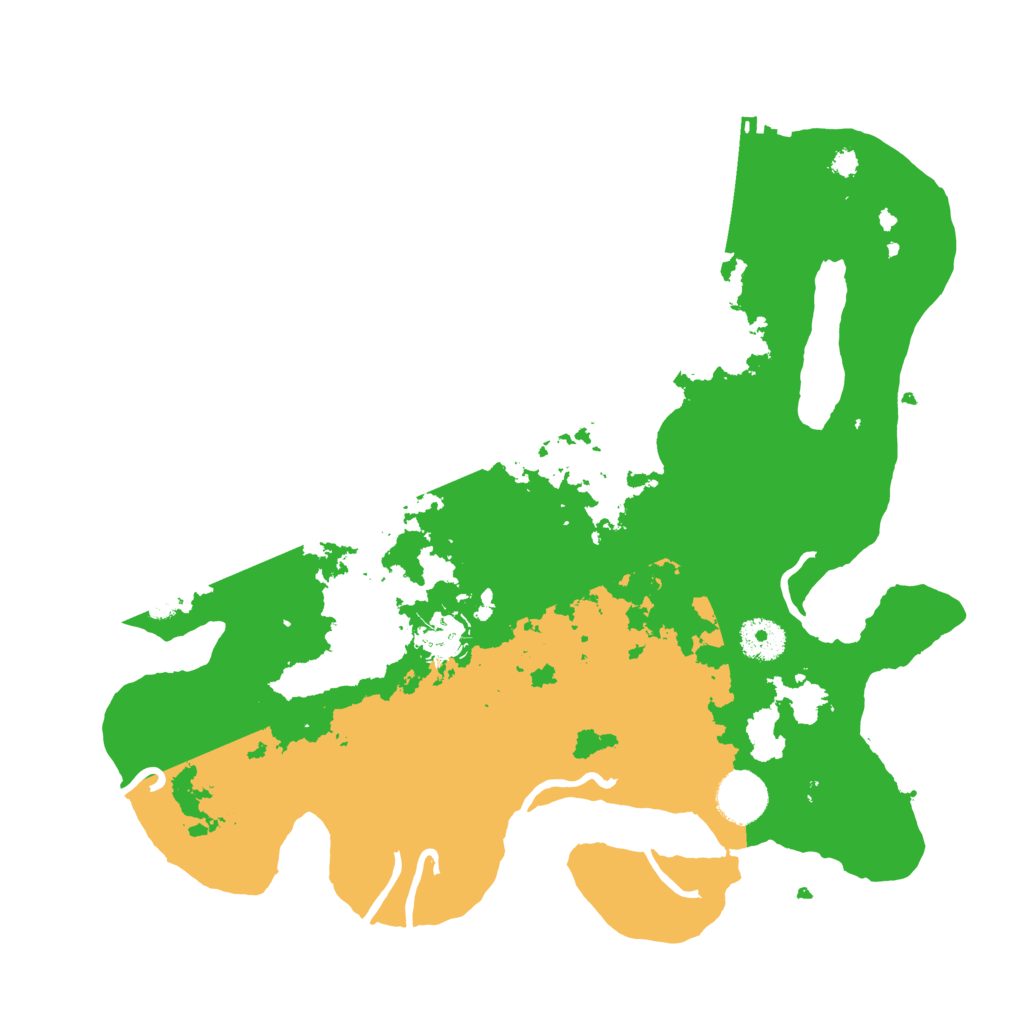 Biome Rust Map: Procedural Map, Size: 3500, Seed: 1132175904