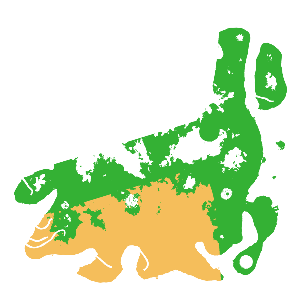 Biome Rust Map: Procedural Map, Size: 4000, Seed: 4848