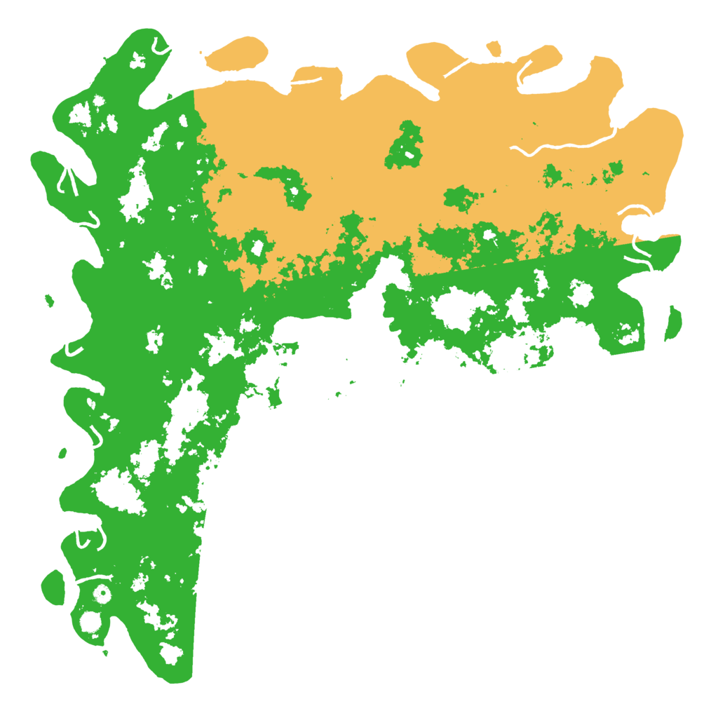 Biome Rust Map: Procedural Map, Size: 6000, Seed: 18768
