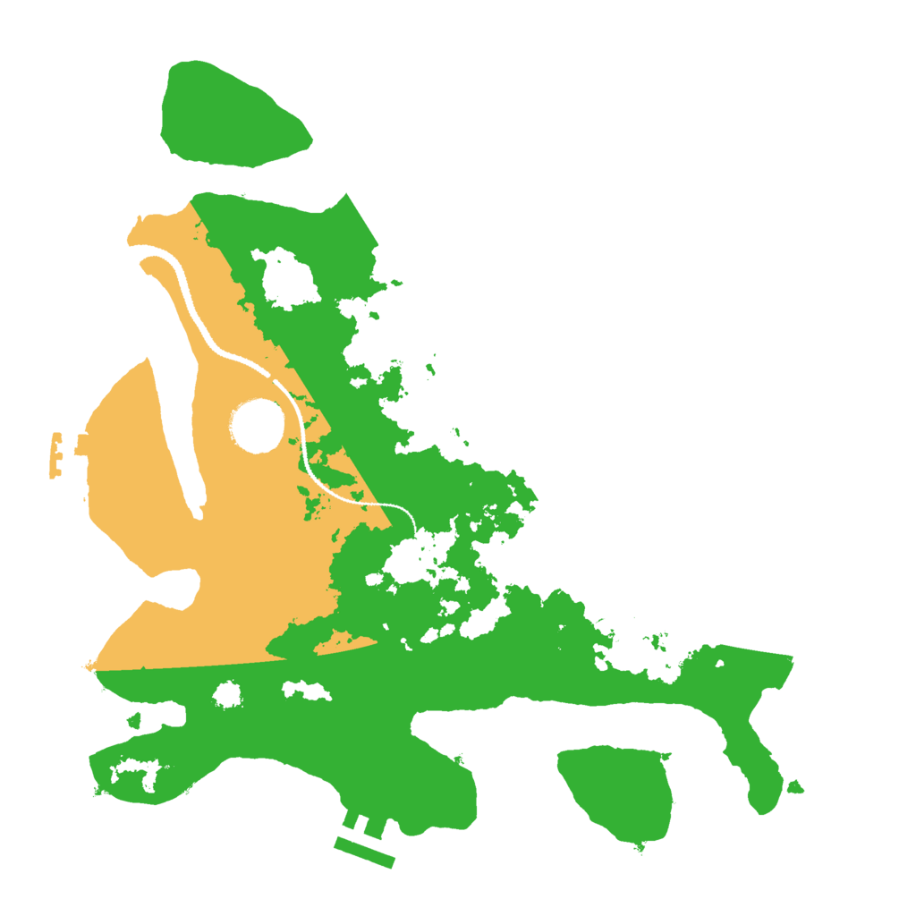 Biome Rust Map: Procedural Map, Size: 3000, Seed: 19875632