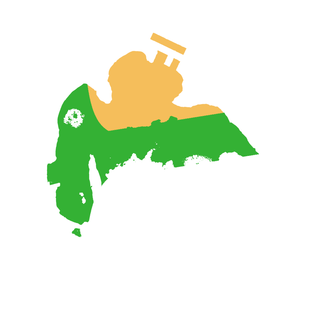 Biome Rust Map: Procedural Map, Size: 1700, Seed: 18768