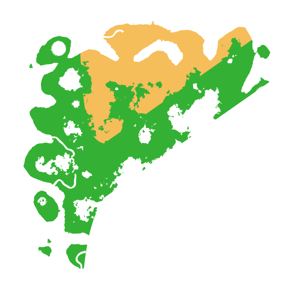 Biome Rust Map: Procedural Map, Size: 3600, Seed: 84