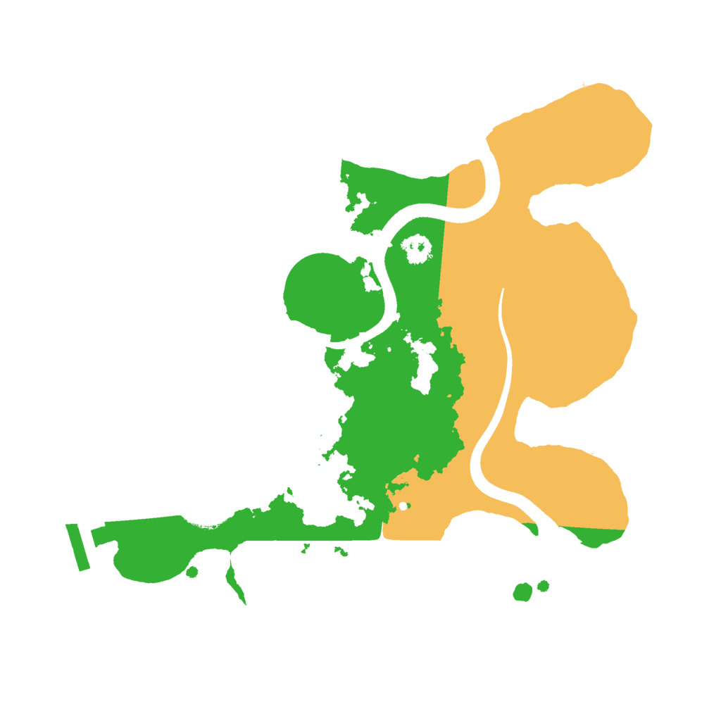 Biome Rust Map: Procedural Map, Size: 2500, Seed: 294