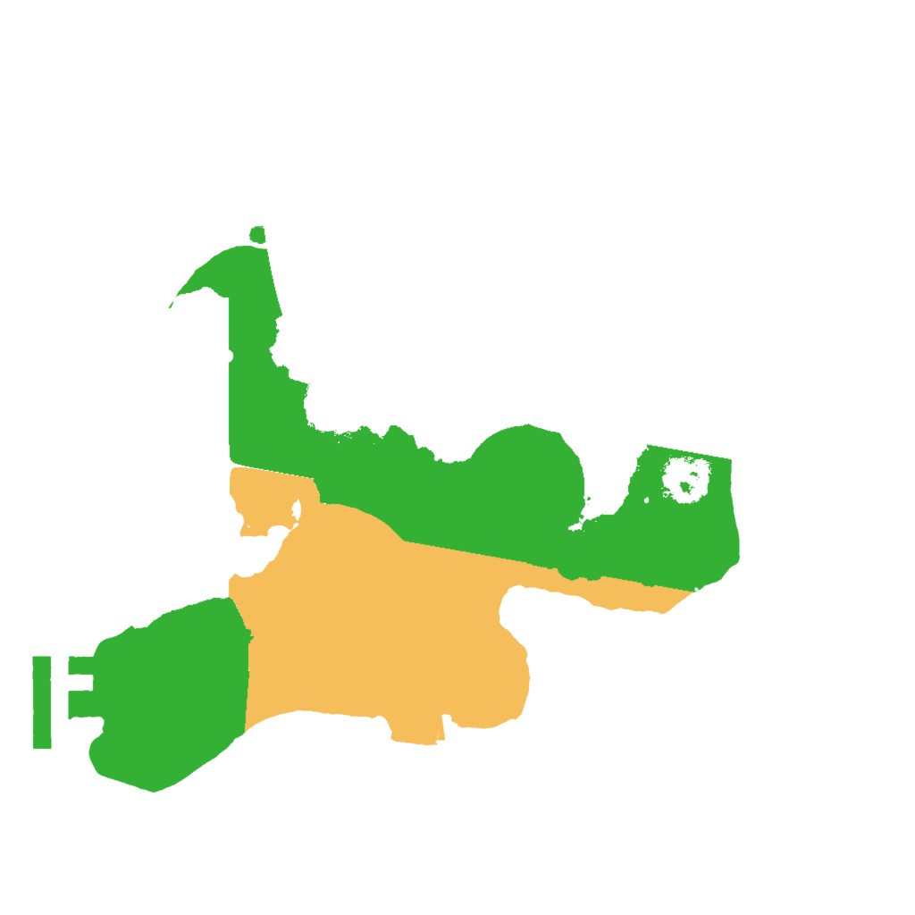 Biome Rust Map: Procedural Map, Size: 2000, Seed: 6262623