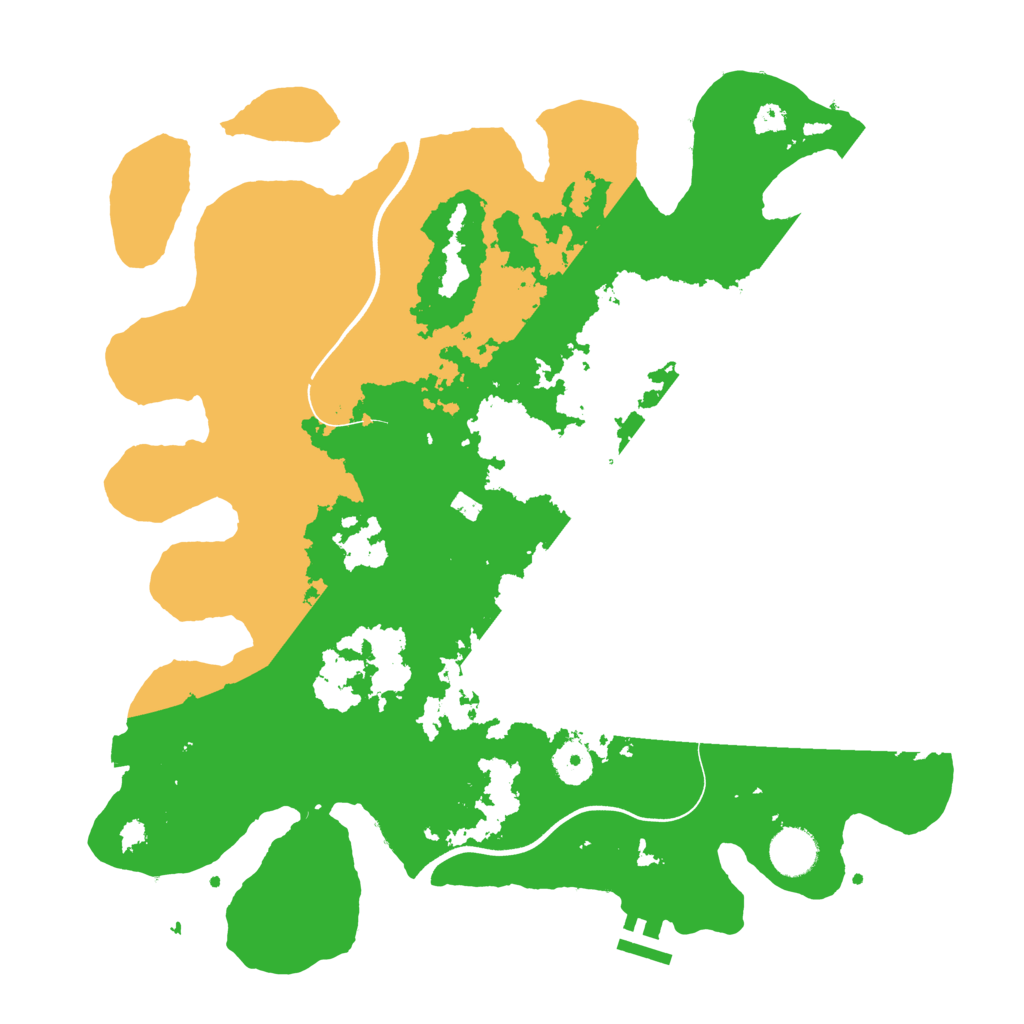 Biome Rust Map: Procedural Map, Size: 3750, Seed: 235957781