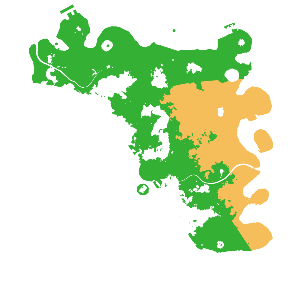 Biome Rust Map: Procedural Map, Size: 4000, Seed: 212212