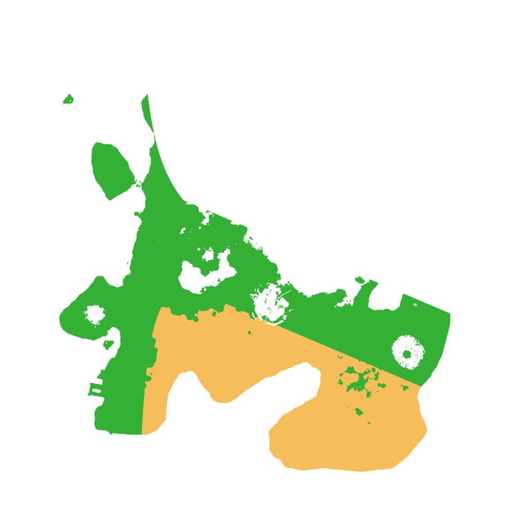 Biome Rust Map: Procedural Map, Size: 2500, Seed: 19930814