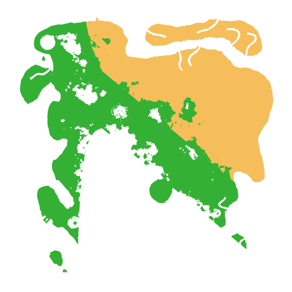 Biome Rust Map: Procedural Map, Size: 3500, Seed: 1321465425