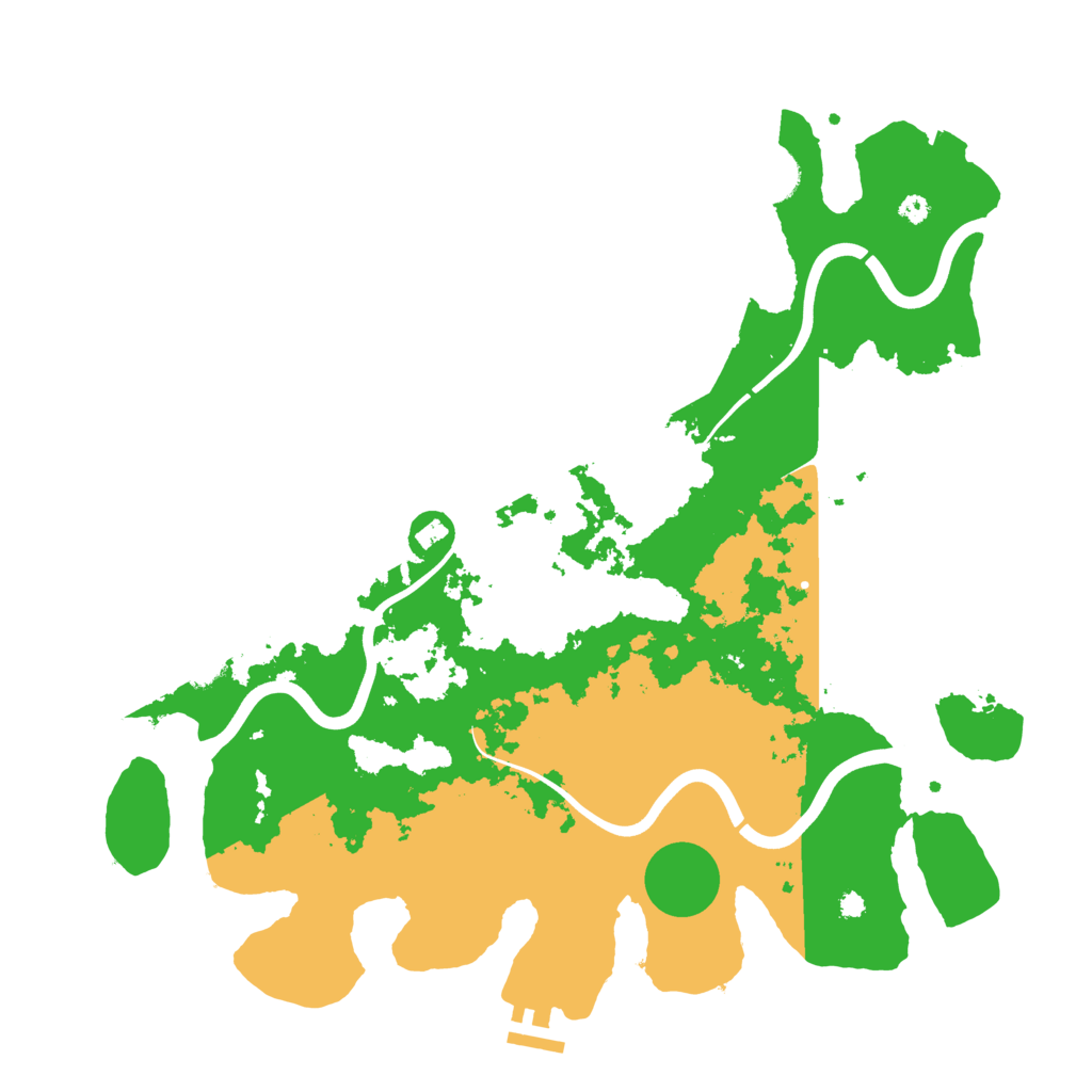 Biome Rust Map: Procedural Map, Size: 3850, Seed: 7854621