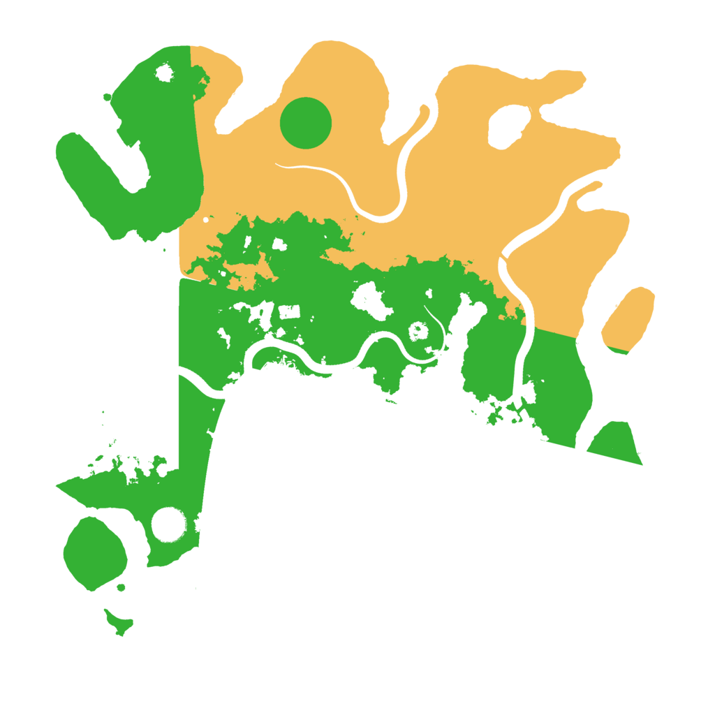 Biome Rust Map: Procedural Map, Size: 3650, Seed: 861591680