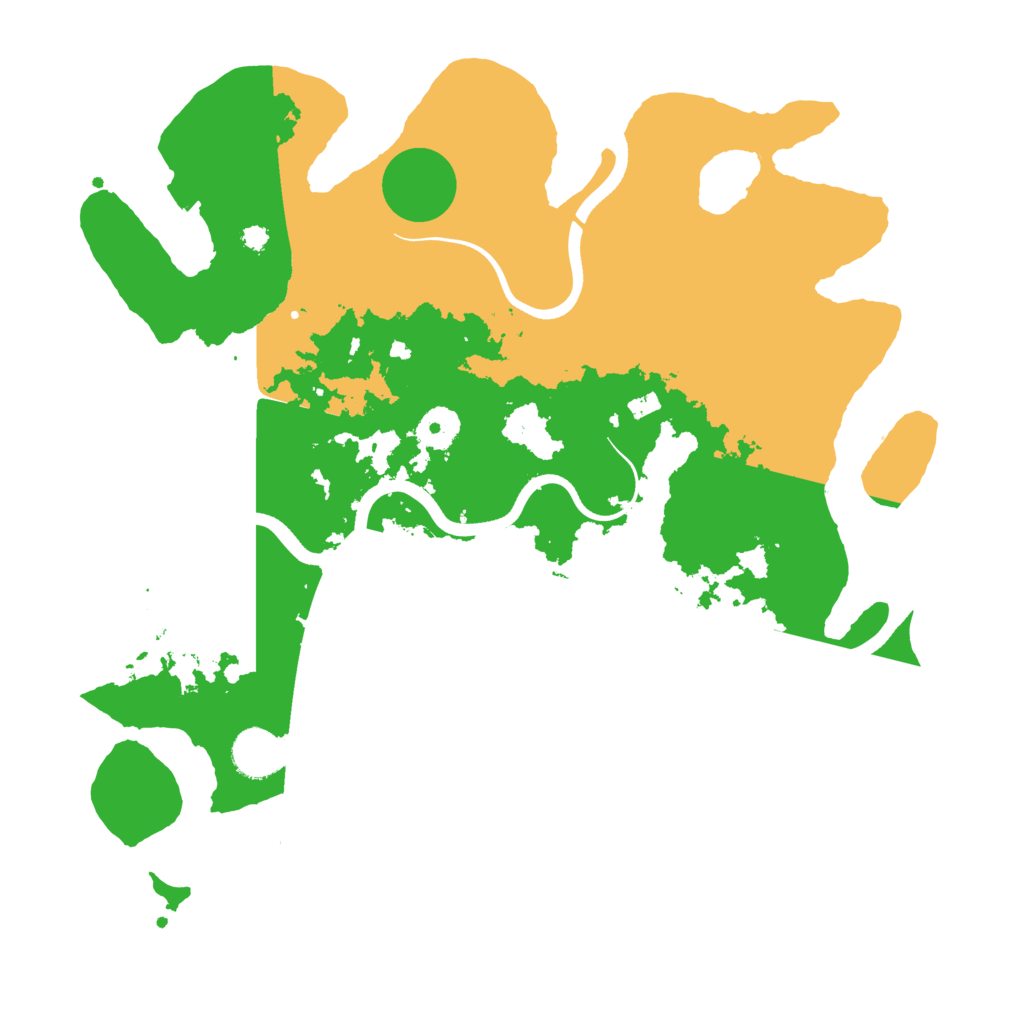 Biome Rust Map: Procedural Map, Size: 3650, Seed: 861591680