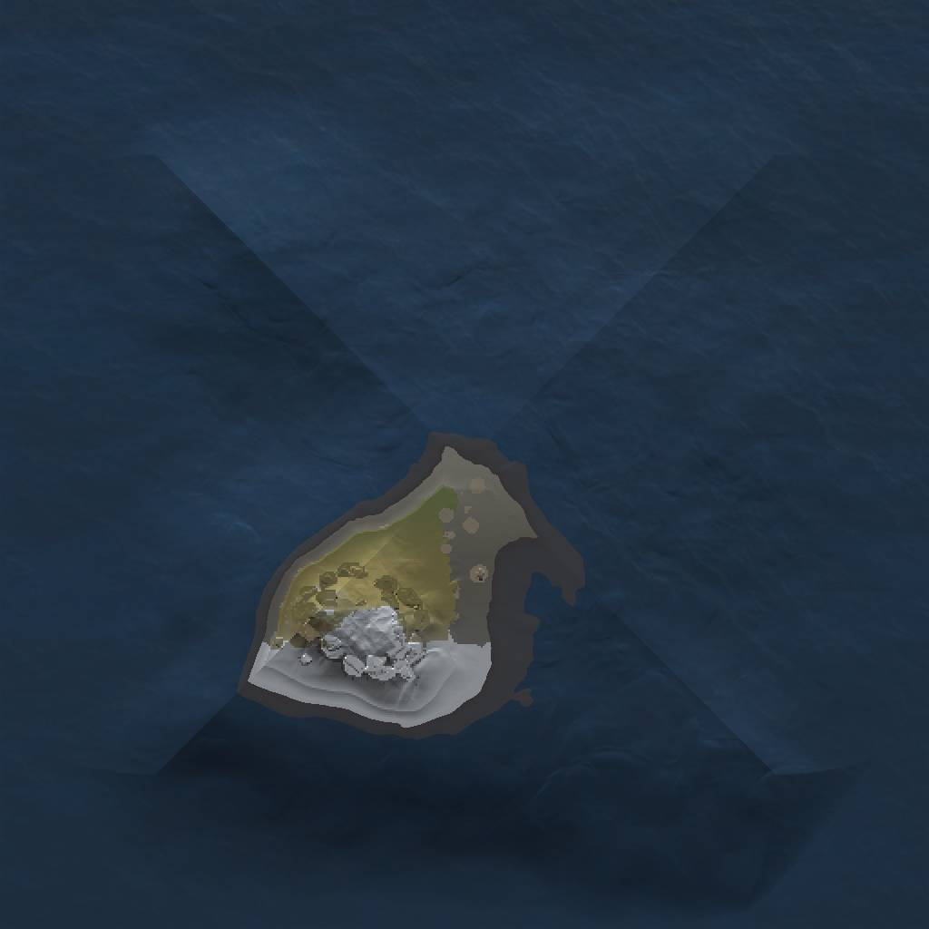 Rust Map: Procedural Map, Size: 1000, Seed: 46095871, 3 Monuments