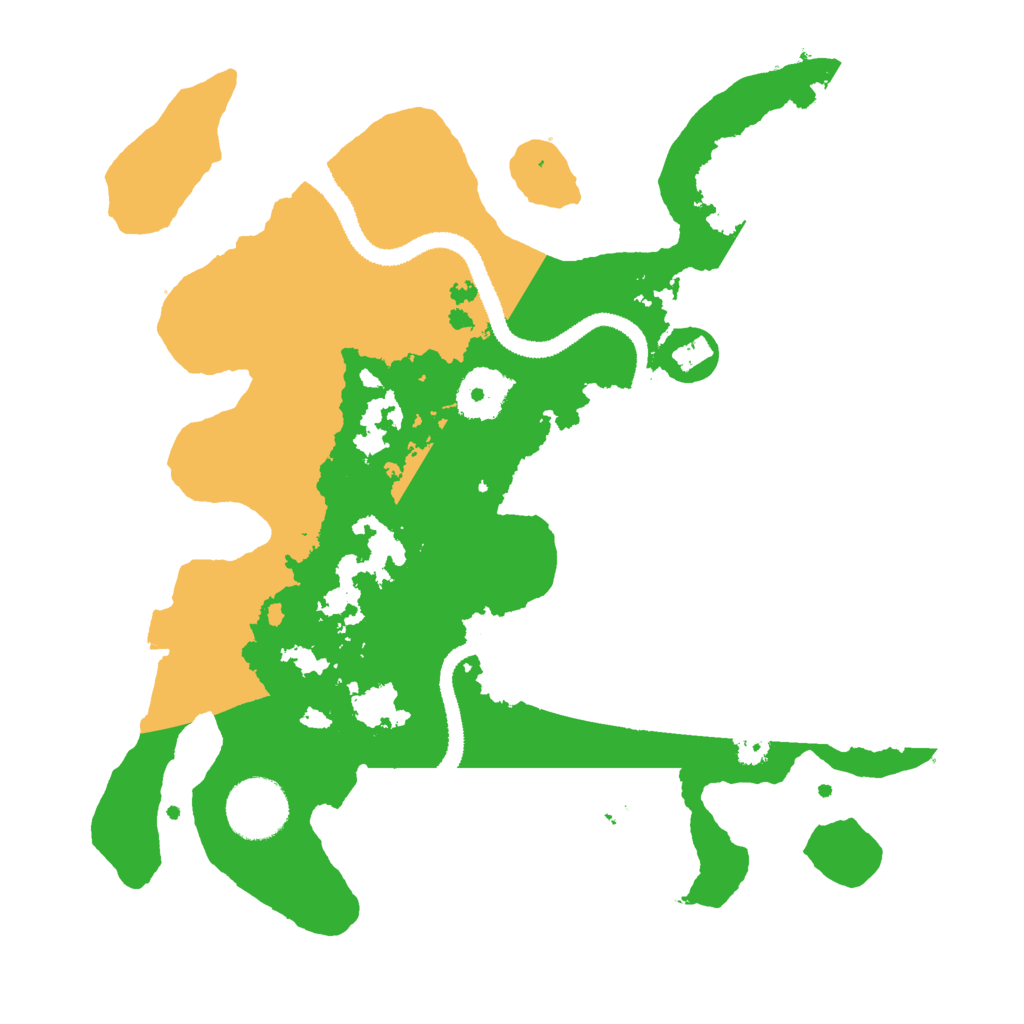 Biome Rust Map: Procedural Map, Size: 3000, Seed: 990354
