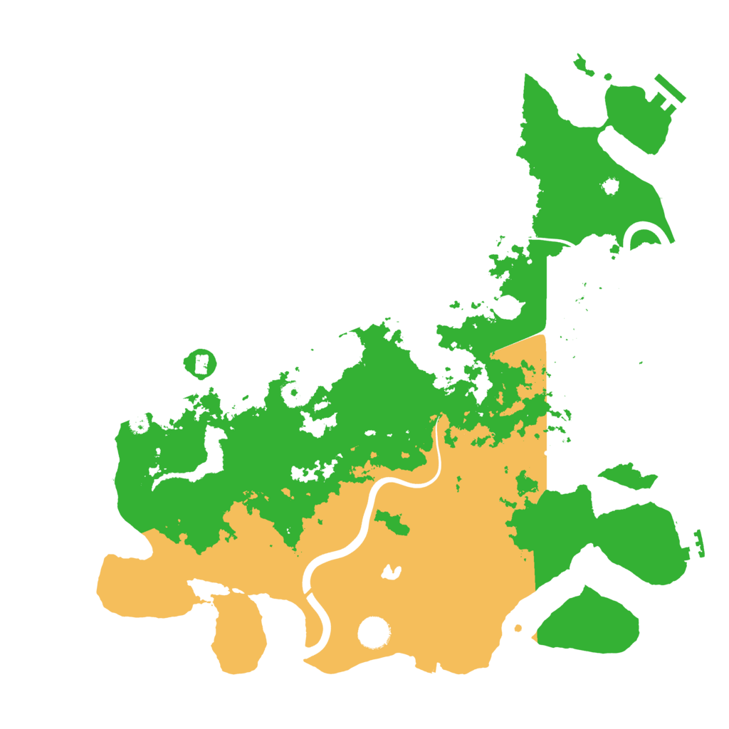 Biome Rust Map: Procedural Map, Size: 4000, Seed: 6162990