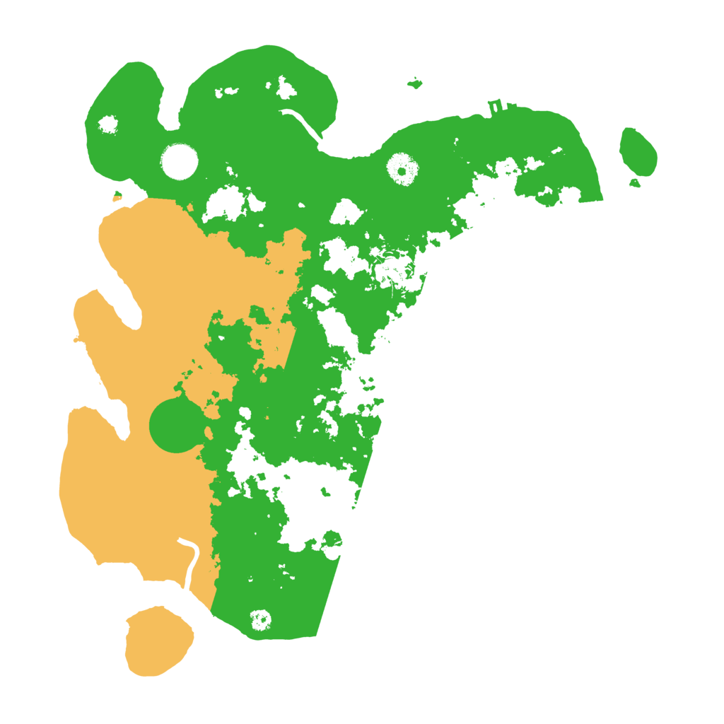Biome Rust Map: Procedural Map, Size: 3500, Seed: 1286456