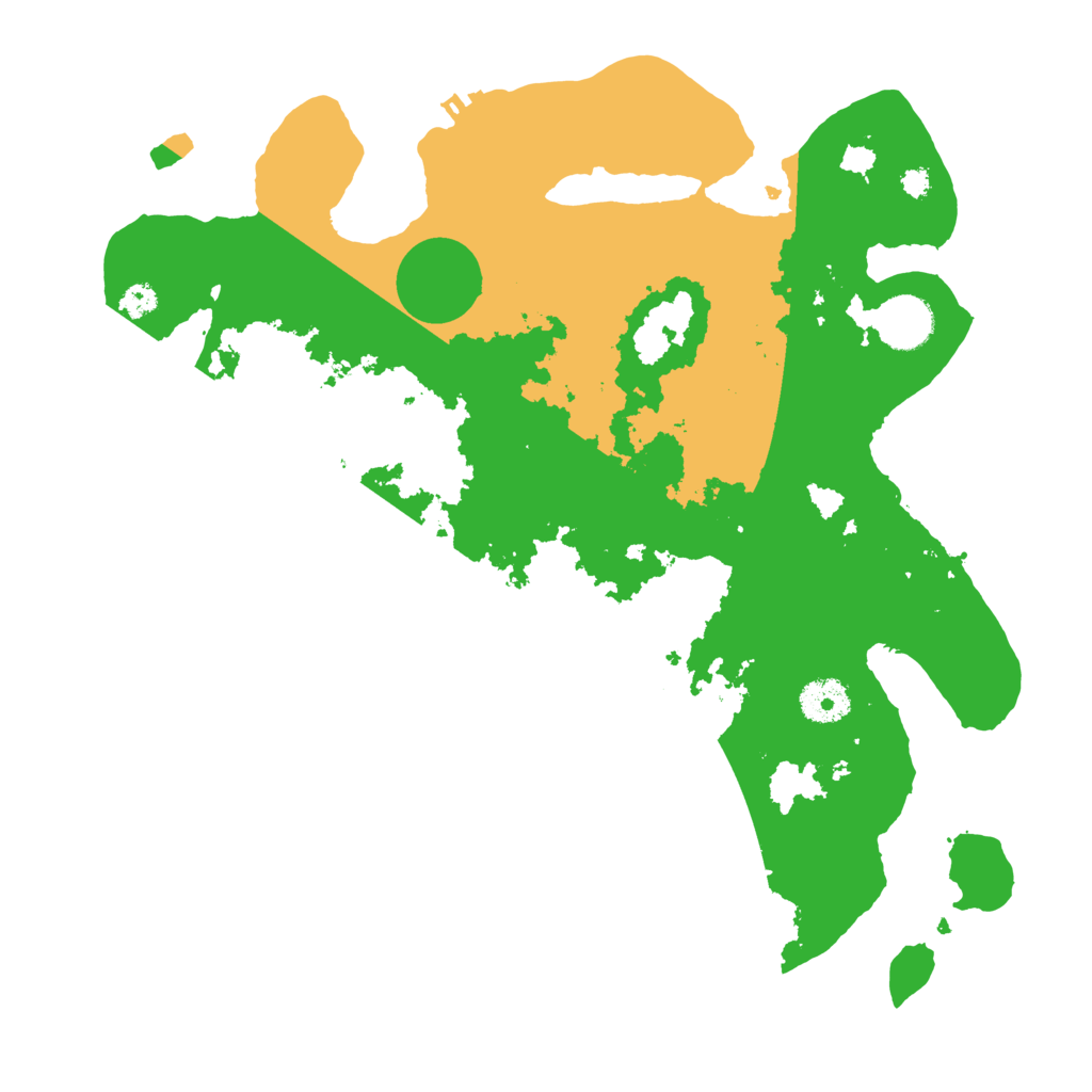 Biome Rust Map: Procedural Map, Size: 3500, Seed: 156928211