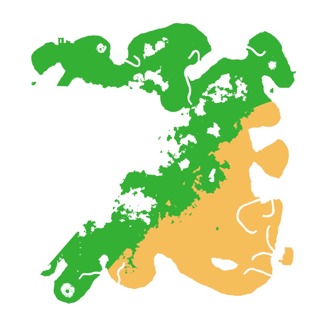 Biome Rust Map: Procedural Map, Size: 3500, Seed: 130888669